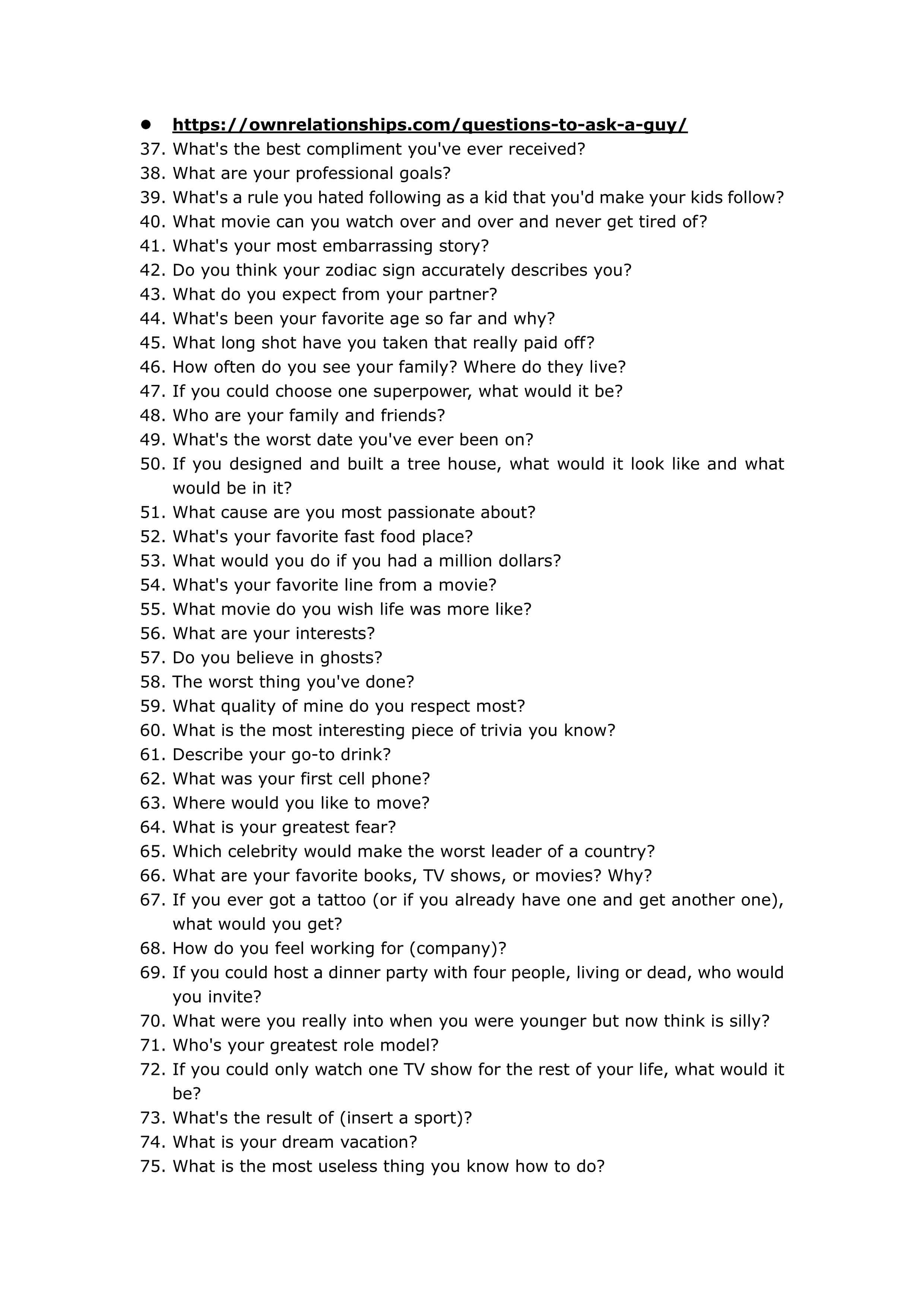 106 Extra Questions to Ask a Guy 02